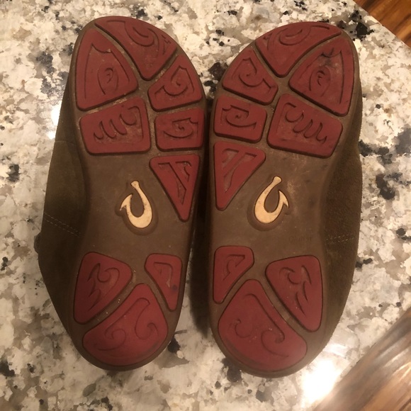 Olukai Ohana Lace Sneakers Suede leather slip - Picture 7 of 8